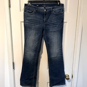 White House Black Market the boot jeans, size 10 short.